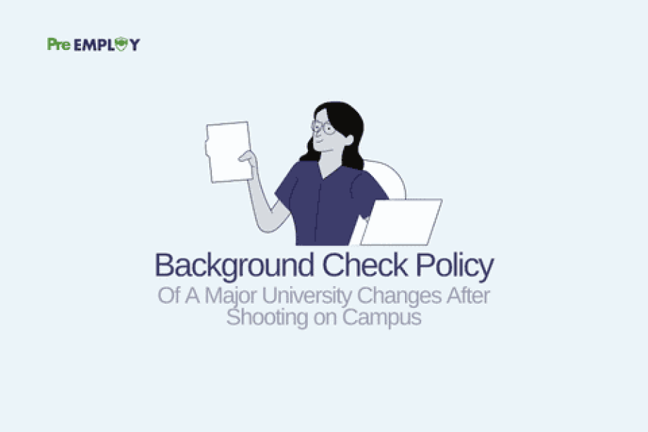 A Major University Changes Background Check Policy After Shooting on Campus